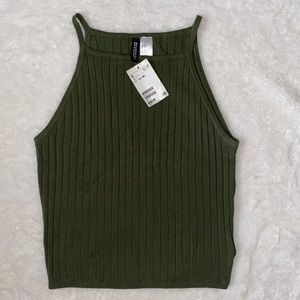 Ribbed H&M crop top